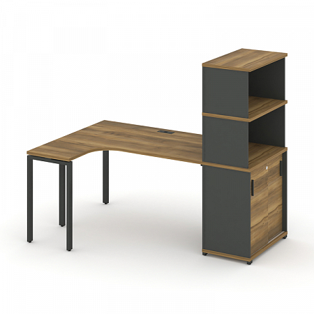 Стол эргономичный с опорным шкафом-купе Concept CN.SA-222(L)