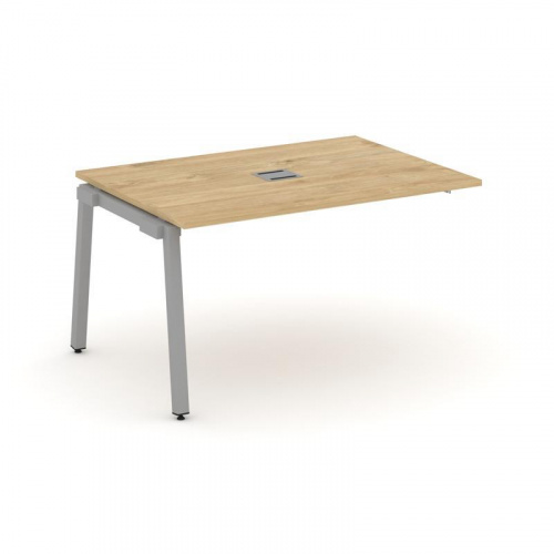 Style Project Проходной наб. элем. перег. стола SN-5A.NSPRG-001 Акация Лорка/Металл Белый 980*980*75 фото 4