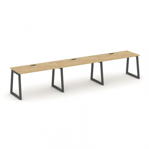 Style Project Рабочая станция 1 сторон. SN-5T1.ORS-041 Акация Лорка/Металл Антрацит/Заглушка Пластик фото 22