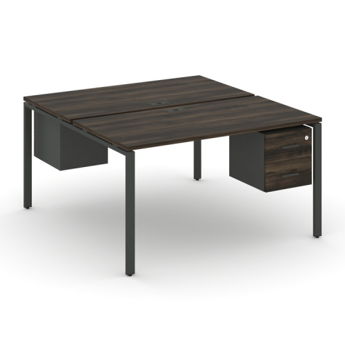 Бенч-система на 2 места с подвесными тумбами Concept CN.DRS-113 фото 3