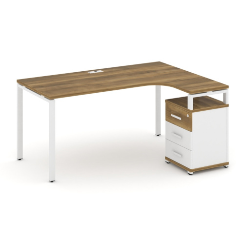 Стол эргономичный с опорной тумбой Concept CN.SA-307(R)