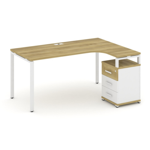 Стол эргономичный с опорной тумбой Concept CN.SA-307(R) фото 3