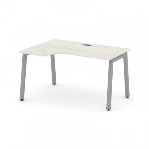 Style Project Стол рабочий эргоном. SN-5A.SPA-002(L) Дуб Табак/Металл Антрацит 1580*600/980*750 фото 3