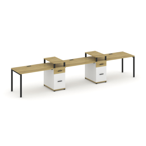 Бенч-система на 3 места с 2 опорными тумбами Concept CN.ORS-454 фото 6 Бенч-система на 3 места с 2 опорными тумбами Concept CN.ORS-454 фото 6