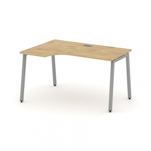 Style Project Стол рабочий эргоном. SN-4A.SPA-022(L) Антрацит/Металл Антрацит 1580*800/980*750 фото 10