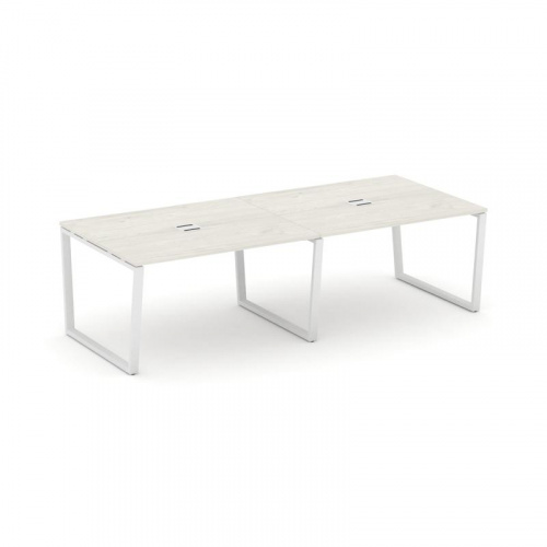 Style Project Стол переговорный SN-6T2.SPRG-044 Акация Лорка/Металл Антрацит/Заглушка Металл Антраци фото 13