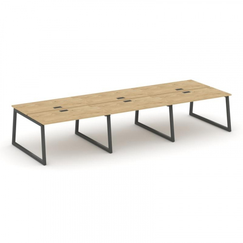 Style Project Рабочая станция 2-х сторон. SN-5T1.DRS-074 Акация Лорка/Металл Антрацит/Заглушка Пласт фото 22