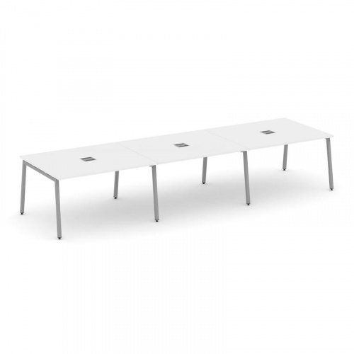 Style Project Стол переговорный SN-4A.SPRG-053 Антрацит/Металл Белый 4410*1180*750 фото 12