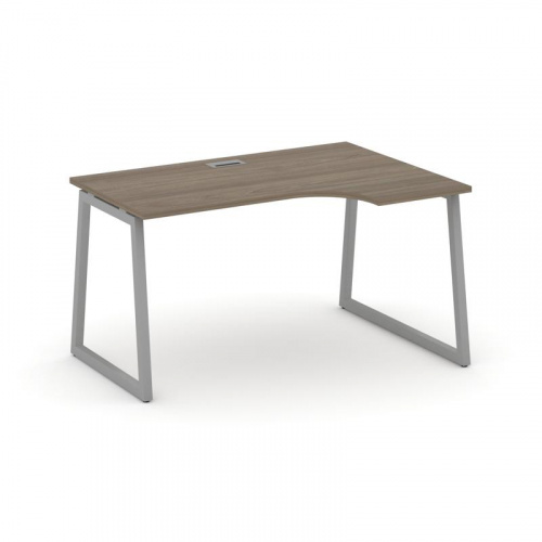 Style Project Стол рабочий эргоном. SN-4T1.SPA-001(R) Акация Лорка/Металл Антрацит/Заглушка Пластик фото 19