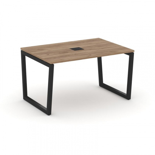 Style Project Стол переговорный SN-5T2.SPRG-004 Акация Лорка/Металл Антрацит/Заглушка Металл Антраци фото 6