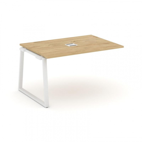 Style Project Проходной наб. элем. перег. стола SN-6T1.NSPRG-003 Акация Лорка/Металл Антрацит/Заглуш фото 3