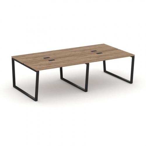 Style Project Рабочая станция 2-х сторон. SN-6T2.DRS-032 Акация Лорка/Металл Антрацит/Заглушка Пласт фото 5