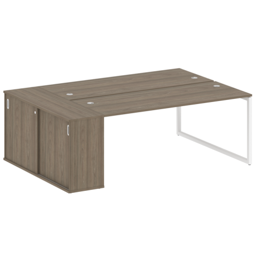 Бенч-система с шкафом-купе на О-обр. м/к Metal System Quattro 40БО.РС-СШК-1.5 фото 2