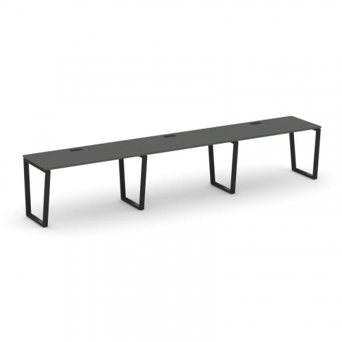 Style Project Рабочая станция 1 сторон. SN-6T2.ORS-041 Акация Лорка/Металл Антрацит/Заглушка Пластик фото 7