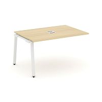 Style Project Проходной наб. элем. перег. стола SN-6A.NSPRG-003 Акация Лорка/Металл Белый 1380*980*7