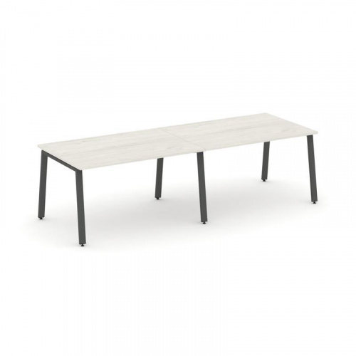 Style Project Стол переговорный SN-6A.SPRG-014.3 Дуб Наварра/Металл Белый 3160*980*750 фото 16