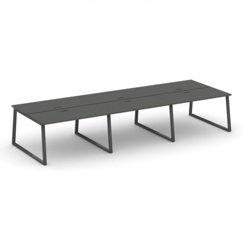 Style Project Рабочая станция 2-х сторон. SN-6T1.DRS-071 Акация Лорка/Металл Антрацит/Заглушка Пласт фото 27