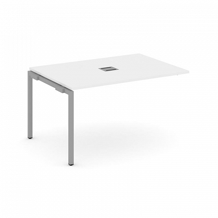 Style Project Проходной наб. элем. перег. стола SN-4P.NSPRG-002 Белый/Металл Серый 1180*980*750