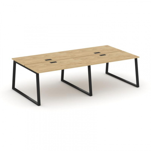 Style Project Рабочая станция 2-х сторон. SN-6T1.DRS-054 Акация Лорка/Металл Антрацит/Заглушка Пласт