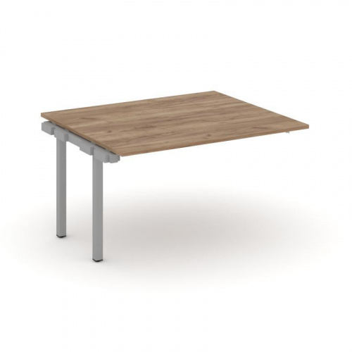 Style Project Проходной наб. элем. перег. стола SN-5P.NSPRG-033.3 Дуб Наварра/Металл Белый 1380*1180 фото 5