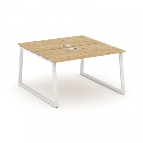 Style Project Рабочая станция 2-х сторон. SN-6T1.DRS-003 Акация Лорка/Металл Антрацит/Заглушка Пласт фото 3