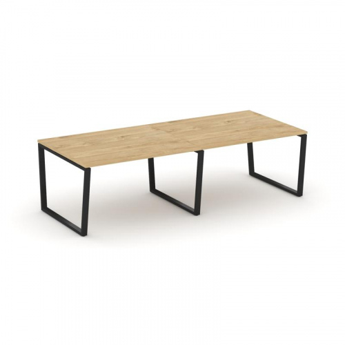 Style Project Стол переговорный SN-6T2.SPRG-043.3 Акация Лорка/Металл Антрацит 2760*1180*750