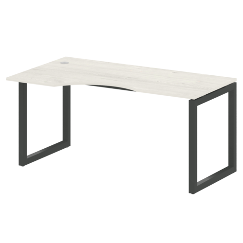 Стол криволинейный левый на О-обр. м/к Metal System Quattro 50БО.СА-1 (L) фото 4