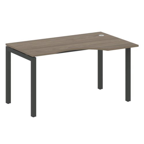 Стол криволинейный правый на П-обр. м/к Metal System Quattro 50БП.СА-2 (R)