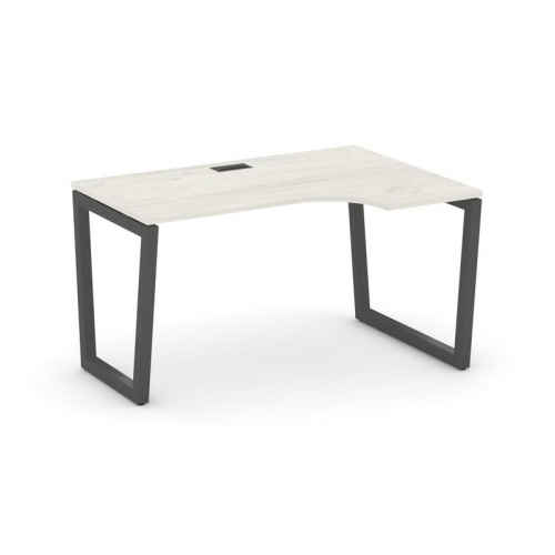 Style Project Стол рабочий эргоном. SN-5T2.SPA-012(R) Акация Лорка/Металл Антрацит/Заглушка Пластик фото 24