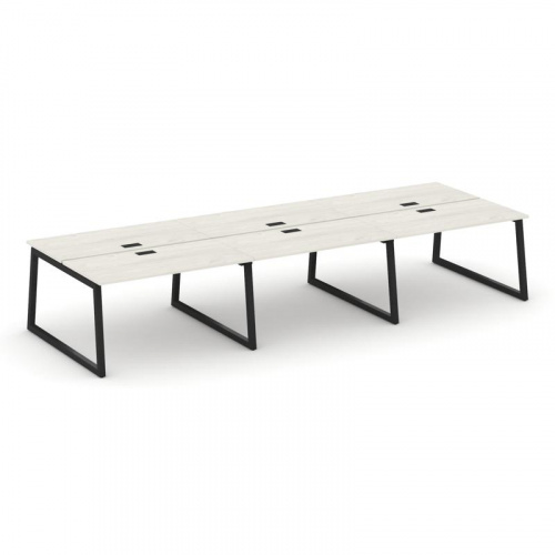 Style Project Рабочая станция 2-х сторон. SN-5T1.DRS-074 Акация Лорка/Металл Антрацит/Заглушка Пласт фото 5