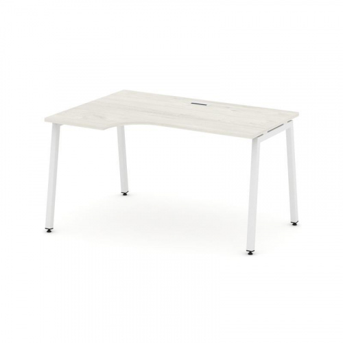 Style Project Стол рабочий эргоном. SN-4A.SPA-022(L) Антрацит/Металл Антрацит 1580*800/980*750 фото 21