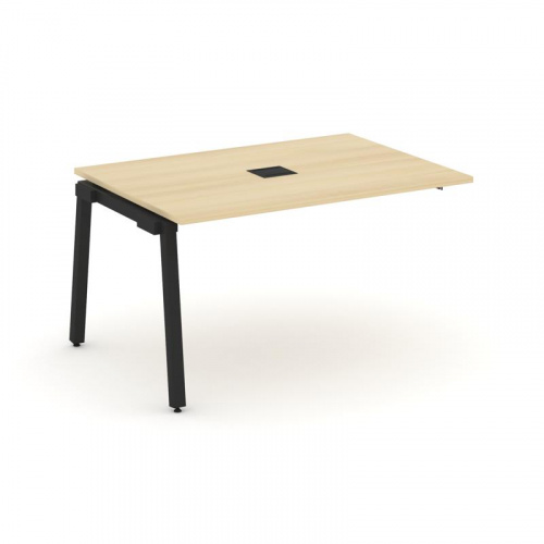 Style Project Проходной наб. элем. перег. стола SN-5A.NSPRG-001 Акация Лорка/Металл Белый 980*980*75