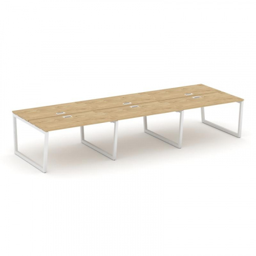 Style Project Рабочая станция 2-х сторон. SN-5T2.DRS-062 Акация Лорка/Металл Антрацит/Заглушка Пласт фото 3