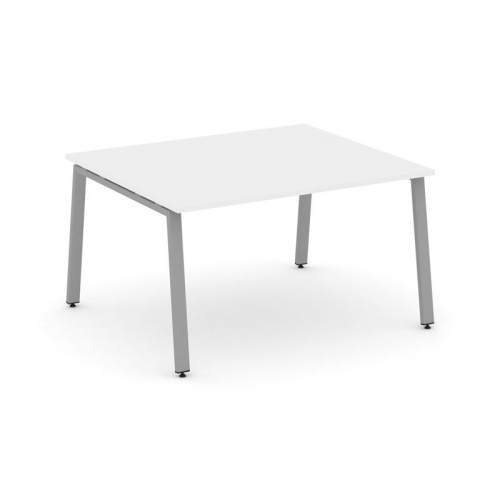 Style Project Стол переговорный SN-6A.SPRG-032.3 Тиквуд Светлый/Металл Белый 1180*1180*750 фото 12