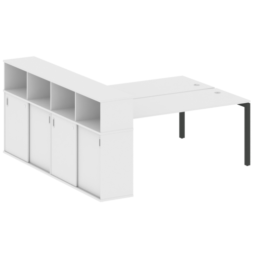 Бенч-система с шкафом-купе на П-обр. м/к Metal System Quattro 50БП.РС-СШК-4.5 фото 14 Бенч-система с шкафом-купе на П-обр. м/к Metal System Quattro 50БП.РС-СШК-4.5 фото 14