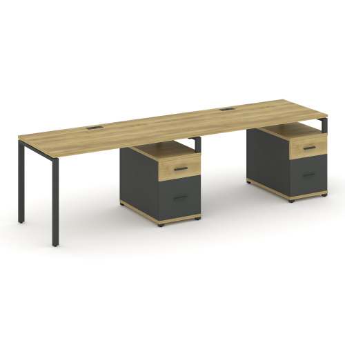 Бенч-система на 2 места с 2 опорными тумбами Concept CN.ORS-313 фото 4