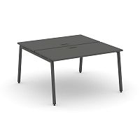 Style Project Рабочая станция 2-х сторон. SN-4A.DRS-012 Антрацит/Металл Антрацит 1180*1432*750