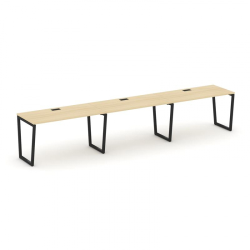 Style Project Рабочая станция 1 сторон. SN-4T2.ORS-032 Акация Лорка/Металл Антрацит/Заглушка Пластик фото 19