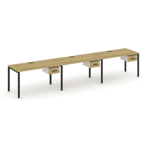 Бенч-система на 3 места с подвесными тумбами Concept CN.ORS-131 фото 6