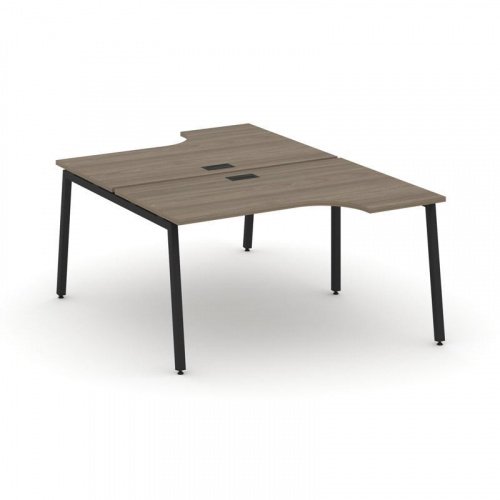 Style Project Рабочая станция эргоном. SN-4A.DRPA-002 Дуб Наварра/Металл Антрацит 1580*1232/1992*750 фото 13