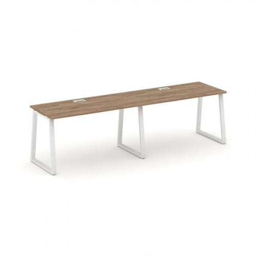 Style Project Рабочая станция 1 сторон. SN-6T1.ORS-003 Акация Лорка/Металл Антрацит/Заглушка Пластик фото 11