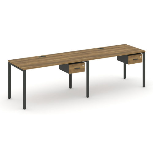 Бенч-система на 2 места с подвесными тумбами Concept CN.ORS-110