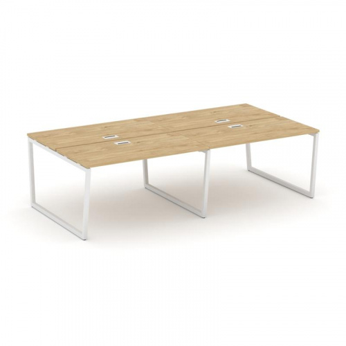 Style Project Рабочая станция 2-х сторон. SN-4T2.DRS-042 Акация Лорка/Металл Антрацит/Заглушка Пласт фото 3