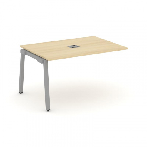 Style Project Проходной наб. элем. перег. стола SN-5A.NSPRG-001 Акация Лорка/Металл Белый 980*980*75 фото 3