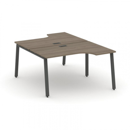 Style Project Рабочая станция эргоном. SN-6A.DRPA-012 Вяз Благородный/Металл Белый 1580*1432/1992*75 фото 27