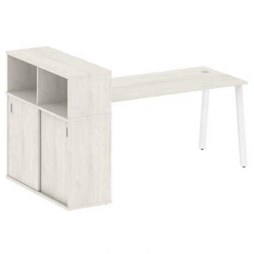 Стол письменный с шкафом-купе на А-обр. м/к Metal System БА.РС-СШК-3.4 фото 5