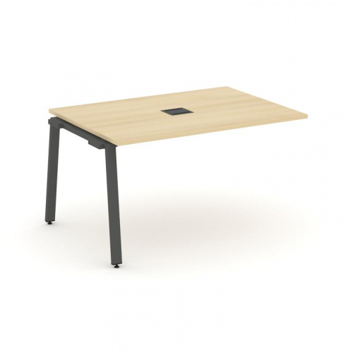 Style Project Проходной наб. элем. перег. стола SN-6A.NSPRG-001 Дуб Табак/Металл Белый 980*980*750 фото 20