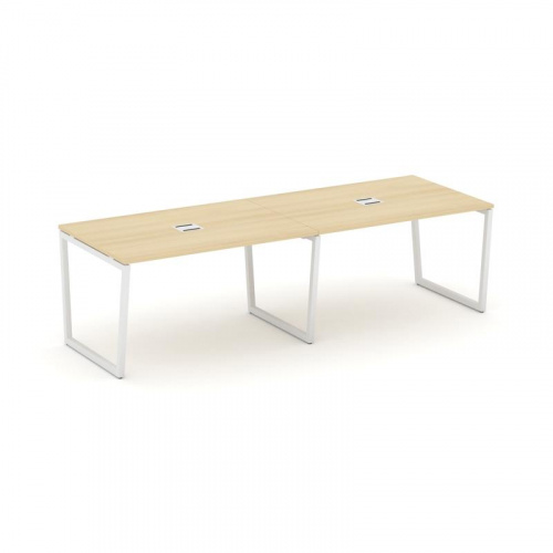 Style Project Стол переговорный SN-4T2.SPRG-012 Акация Лорка/Металл Антрацит/Заглушка Металл Антраци фото 21