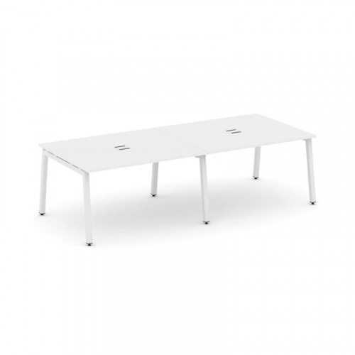 Style Project Стол переговорный SN-5A.SPRG-042 Акация Лорка/Металл Белый 2360*1180*750 фото 23