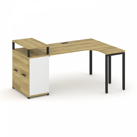 Стол эргономичный с опорным распашным шкафом Concept CN.SA-211(R)